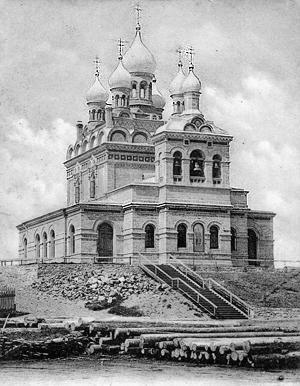 Первоначальный храм в честь равноапостольного великого князя Владимира в Нарва-Йыэсуу