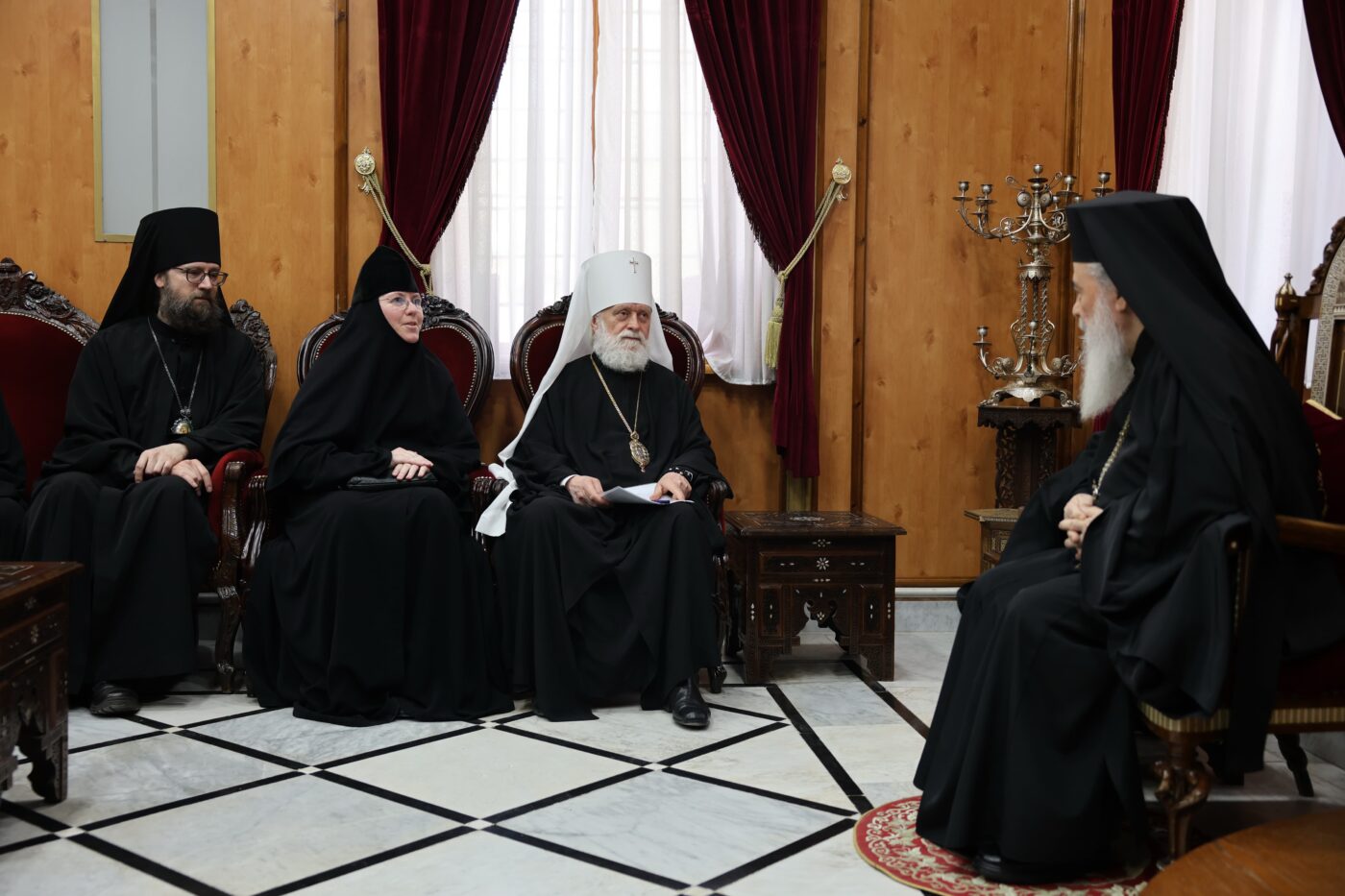 Kohtumine Jeruusalemma patriarh Theophilosega