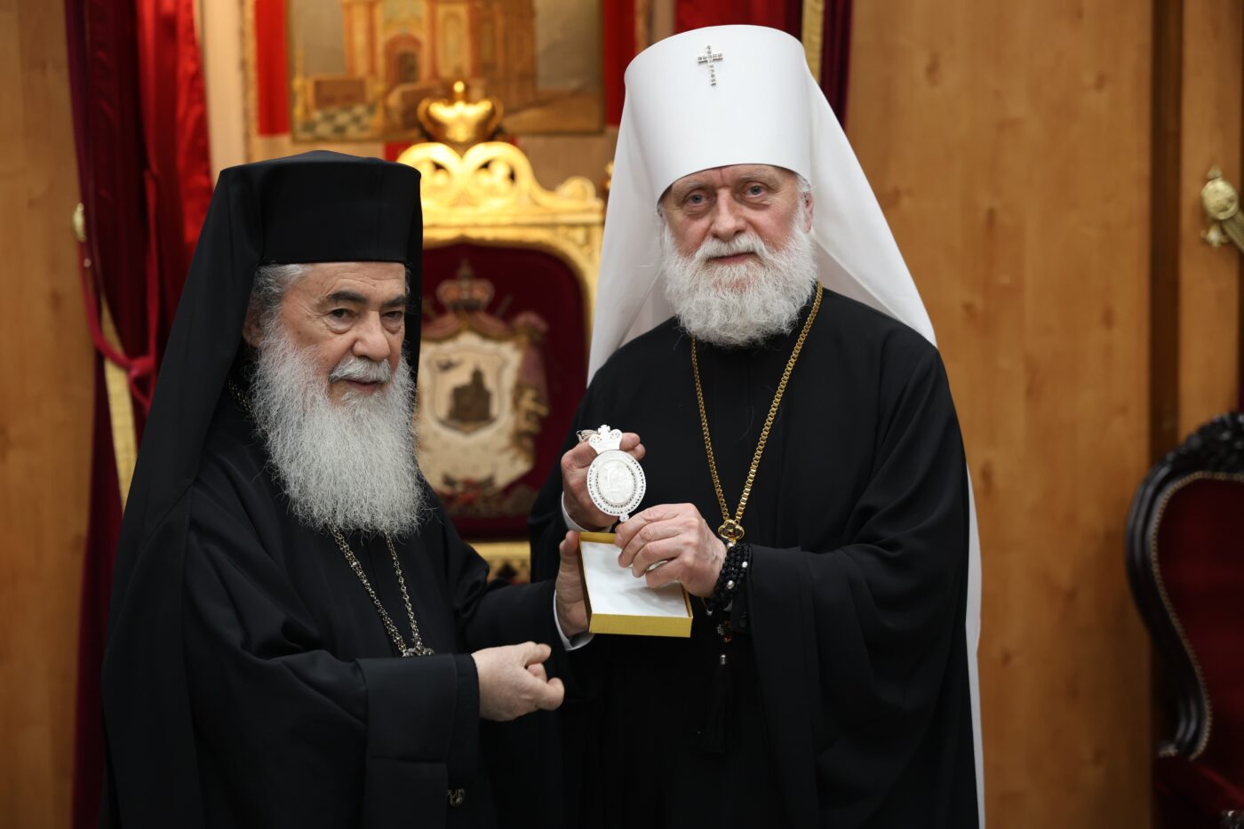 Kohtumine Jeruusalemma patriarh Theophilosega