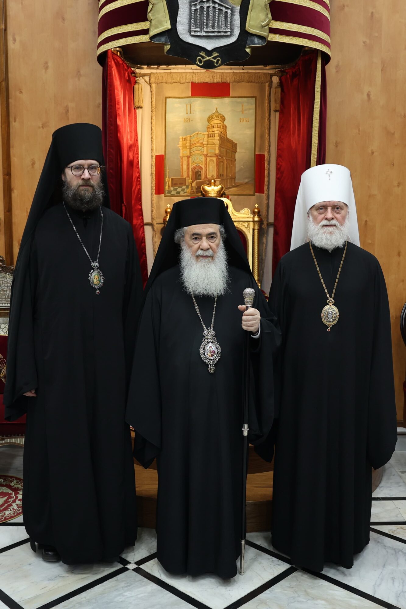 Kohtumine Jeruusalemma patriarh Theophilosega