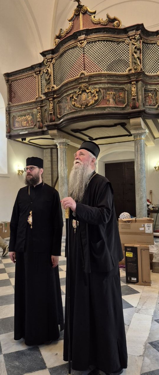 Montenegro metropoliit Joanikije ja Tartu piiskop Daniel Cetinje kloostris